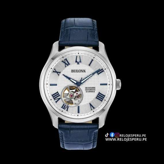 BULOVA AUTOMATICO 96A206 CORAZON ABIERTO