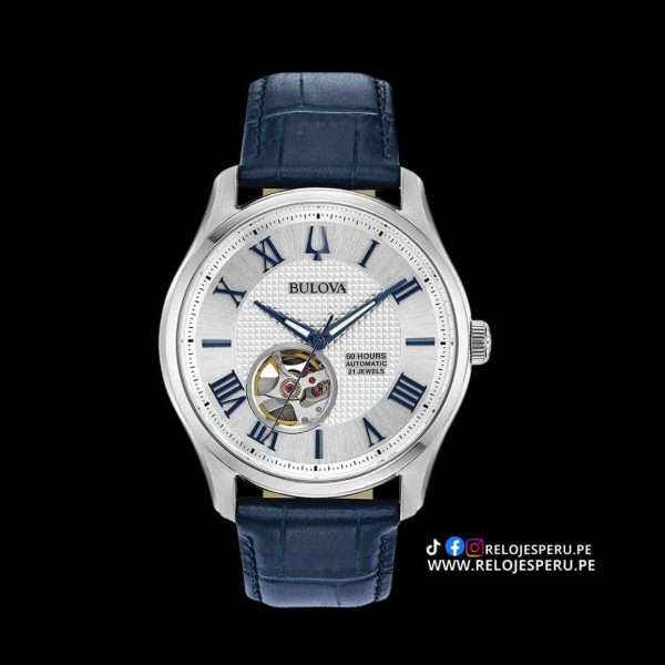BULOVA AUTOMATICO 96A206 CORAZON ABIERTO