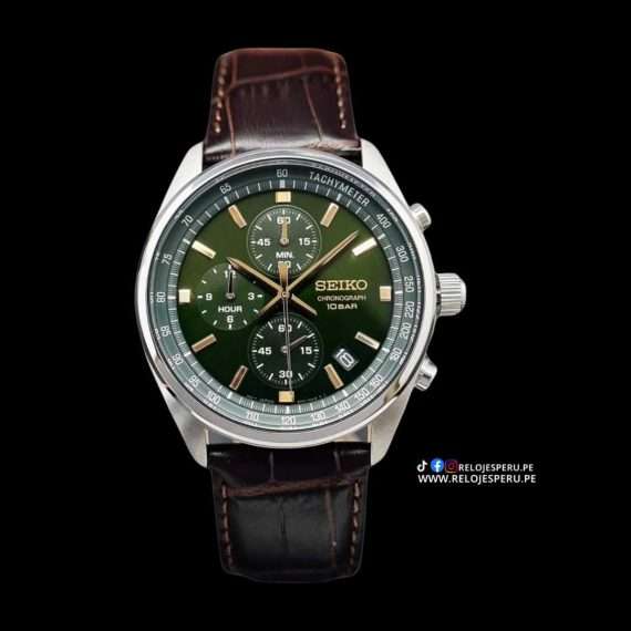 SEIKO CLASSIC CHRONOGRAPH VERDE BOTELLA SSB385P1