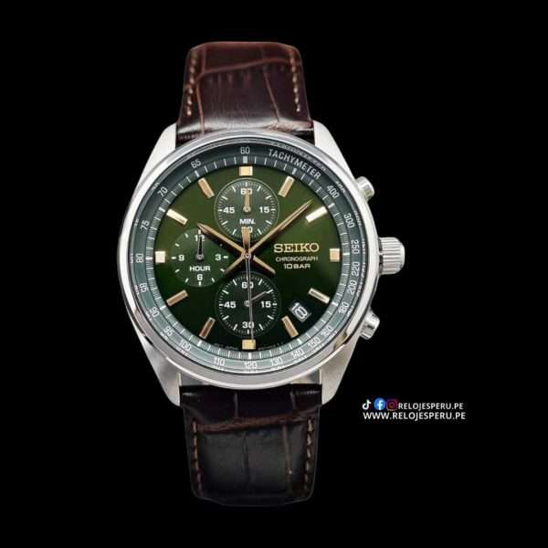SEIKO CLASSIC CHRONOGRAPH VERDE BOTELLA SSB385P1