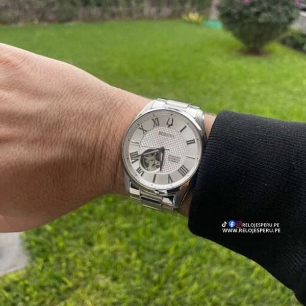 BULOVA WILTON AUTOMATICO 96A207 CORAZON ABIERTO - Imagen 2