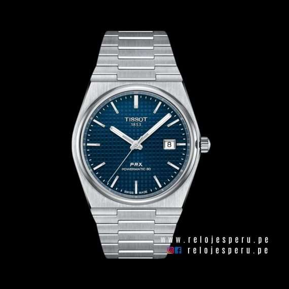 TISSOT PRX POWERMATIC 80 AUTOMATICO ESFERA AZUL T137.407.11.041.00 / T1374071104100