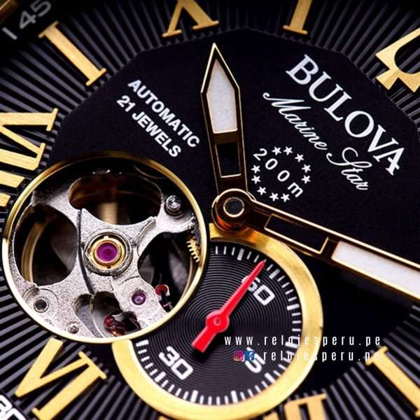 BULOVA MARINE STAR AUTOMATICO 98A272 - Imagen 4