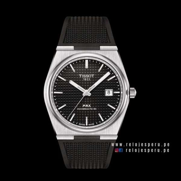 TISSOT PRX POWERMATIC 80 AUTOMATICO CORREA DE CAUCHO T137.407.17.051.00