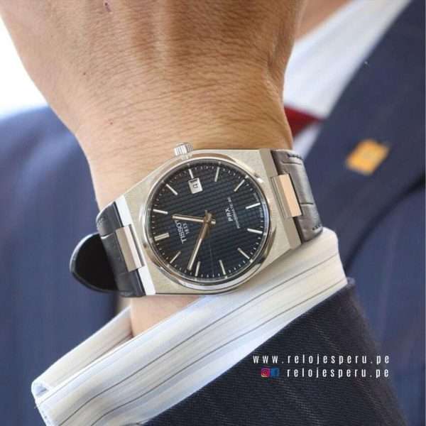 TISSOT PRX POWERMATIC 80 AUTOMATICO AZUL T137.407.16.041.00 - Imagen 2
