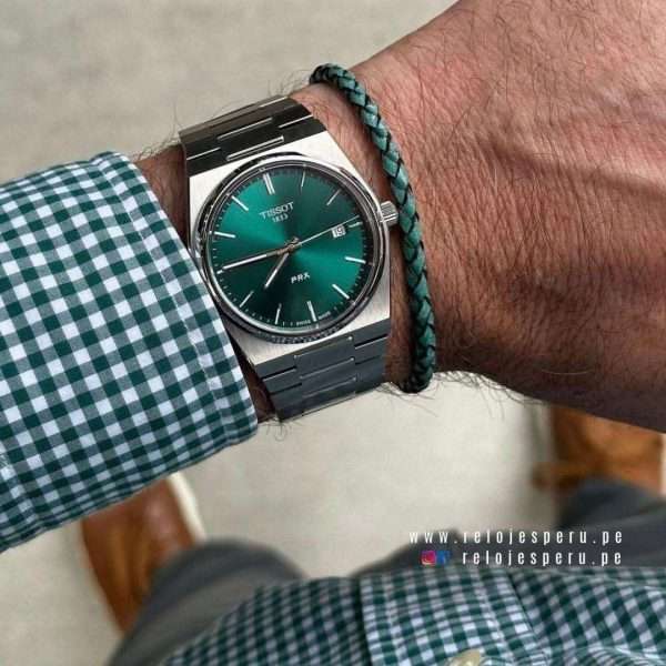 TISSOT PRX QUARTZ VERDE T137.410.11.091.00 (40mm) - Imagen 2