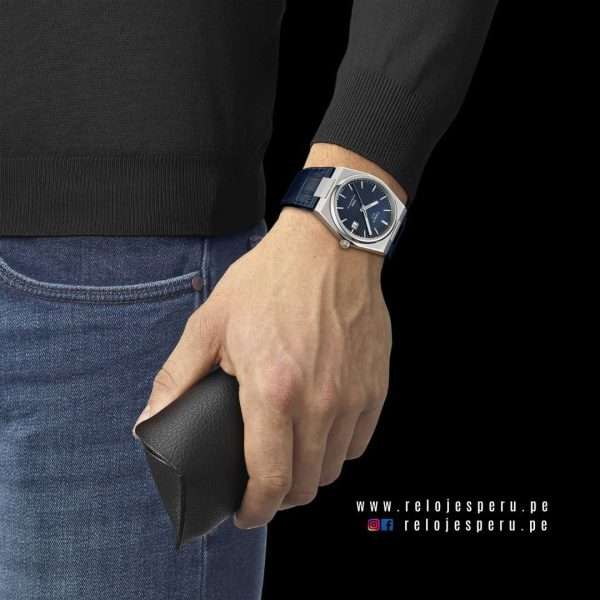 TISSOT PRX POWERMATIC 80 AUTOMATICO AZUL T137.407.16.041.00 - Imagen 4