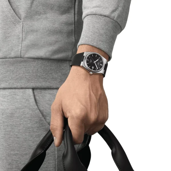 TISSOT PRX POWERMATIC 80 AUTOMATICO CORREA DE CAUCHO T137.407.17.051.00 - Imagen 2