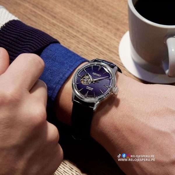 SEIKO PRESAGE COCKTAIL TIME ‘Blue Moon’ SSA405J1 AUTOMATICO - Imagen 4