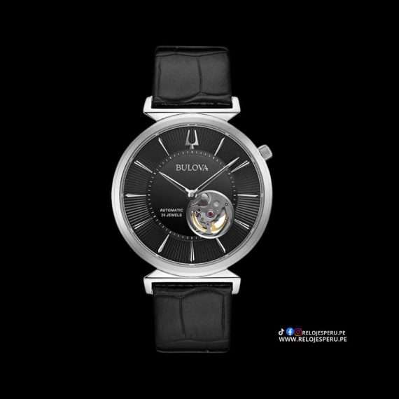 BULOVA REGATTA AUTOMATICO 96A234 CORAZON ABIERTO