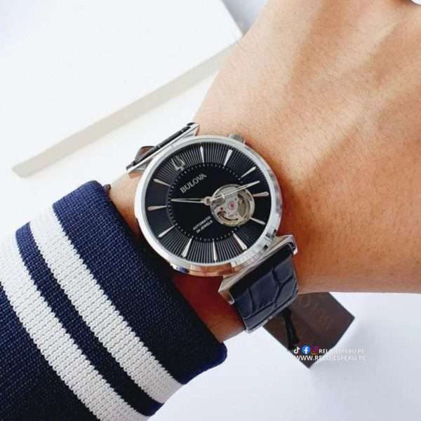 BULOVA REGATTA AUTOMATICO 96A234 CORAZON ABIERTO - Imagen 3