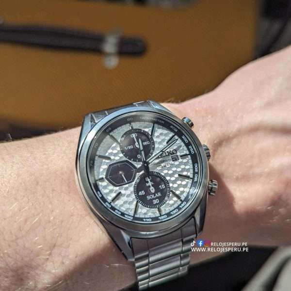 SEIKO CHRONOGRAPH ENERGIA SOLAR MACCHINA SPORTIVA SSC769P1 - Imagen 2