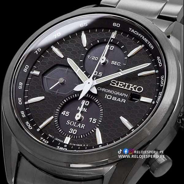 SEIKO CHRONOGRAPH SOLAR SSC773P1 MACCHINA SPORTIVA - Imagen 3
