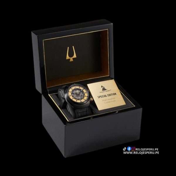 BULOVA AUTOMATICO GRAMMY 98A241 SKELETON