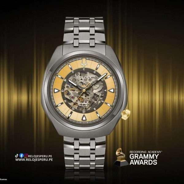 BULOVA AUTOMATICO GRAMMY 98A294 SKELETON - Imagen 2