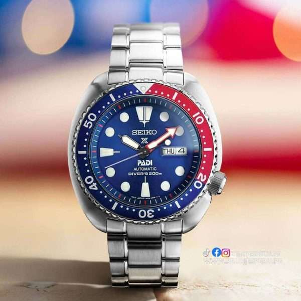 SEIKO PROSPEX AUTOMATICO TURTLE TORTUGA PADI SRPE99K1 ( PEPSI )