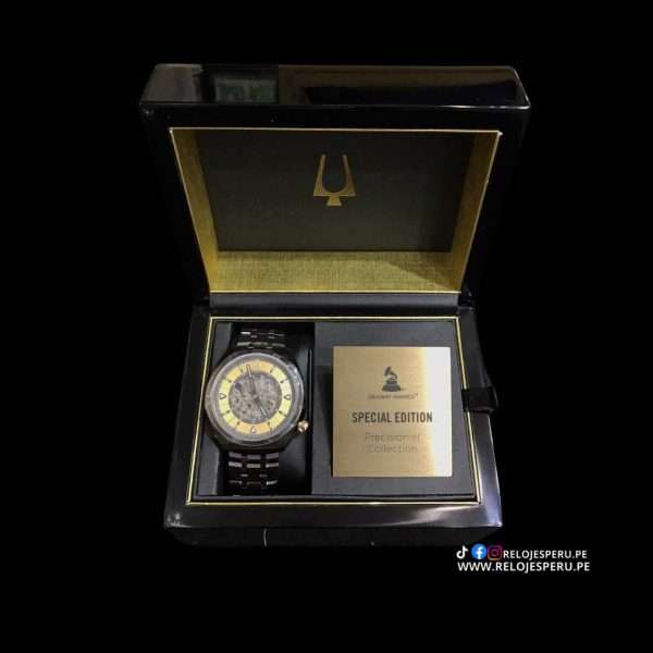 BULOVA AUTOMATICO GRAMMY 98A294 SKELETON