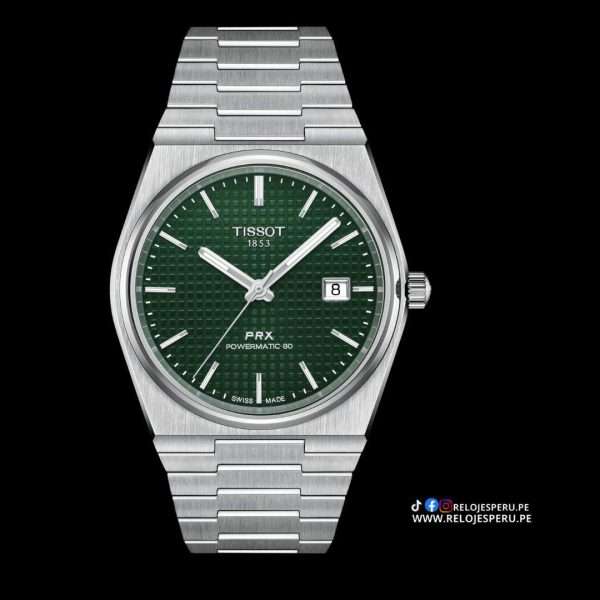 TISSOT PRX POWERMATIC 80 VERDE T137.407.11.091.00