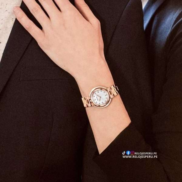 Bulova Rubaiyat Diamond Silver + Perfume Mujer - Imagen 2
