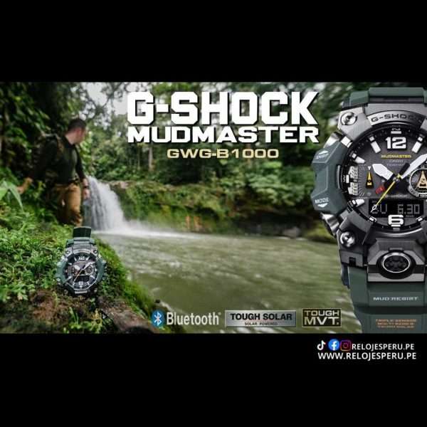 CASIO G-SHOCK MASTER OF G LAND MUDMASTER GWG-B1000-3ADR VERDE