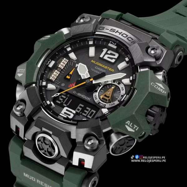 CASIO G-SHOCK MASTER OF G LAND MUDMASTER GWG-B1000-3ADR VERDE - Imagen 5