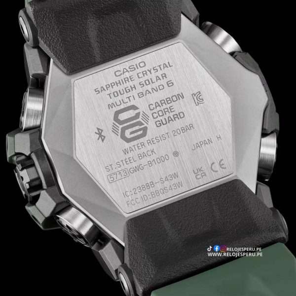 CASIO G-SHOCK MASTER OF G LAND MUDMASTER GWG-B1000-3ADR VERDE - Imagen 4
