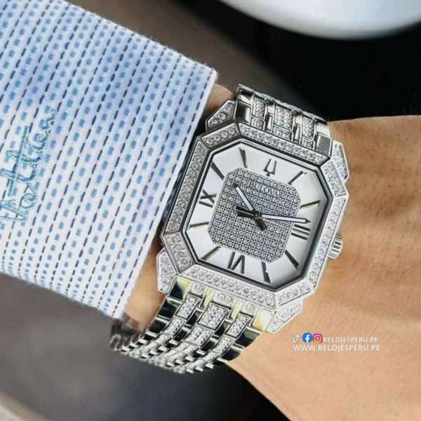 BULOVA OCTAVIO 96A285 SWAROVSKI HOMBRE - Imagen 2