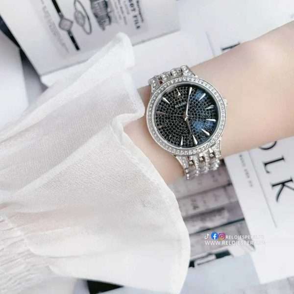 BULOVA PHANTOM BLACK SWAROVSKI MUJER - Imagen 3