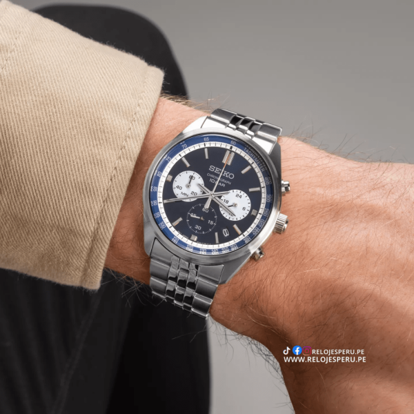 Seiko Chronograph SSB427P1 ESFERA AZUL - Imagen 2
