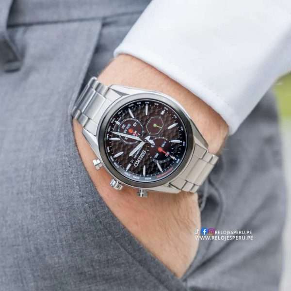 SEIKO SOLAR MACCHINA SPORTIVA SSC803P1 - Imagen 2