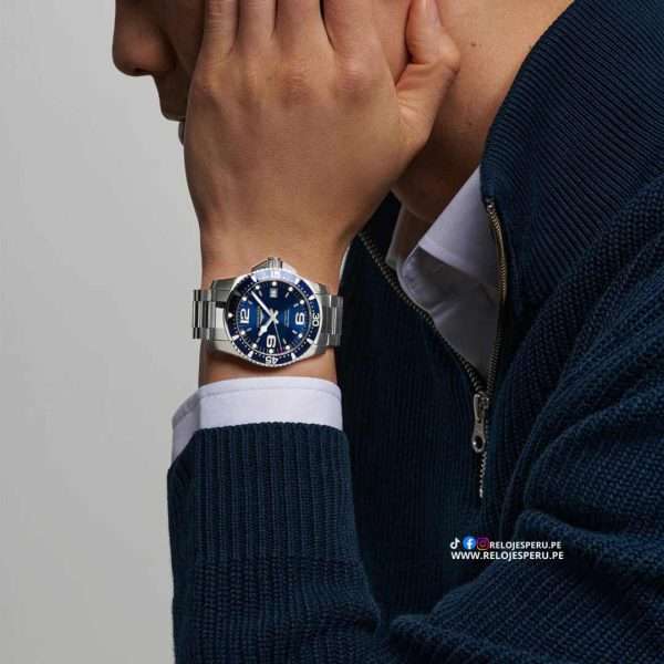 LONGINES HYDROCONQUEST AUTOMATICO L3.742.4.96.6 / L37424966 - Imagen 2