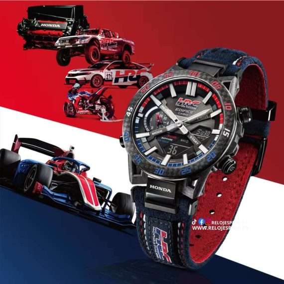 CASIO EDIFICE SOSPENSIONE COLABORACION HONDA RACING ECB-2000HR-1ACR