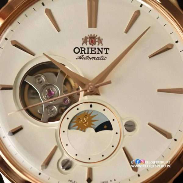 ORIENT BAMBINO AUTOMATICO CORAZON ABIERTO FASE LUNAR RA-AS0102S30B - Imagen 3