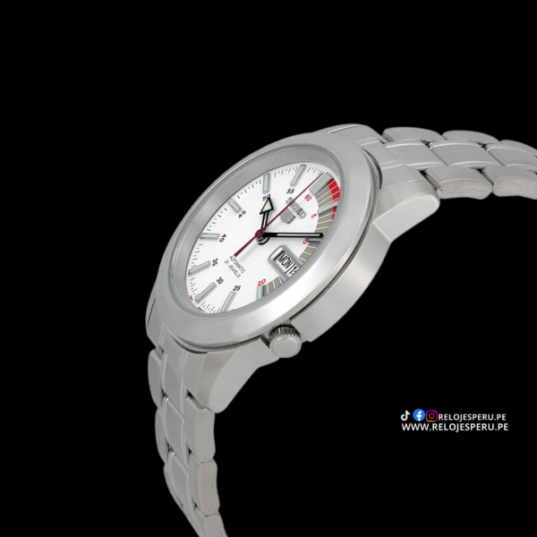 SEIKO 5 AUTOMATICO ESFERA BLANCA SNKK25K1 - Imagen 2