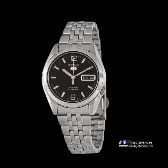SEIKO 5 AUTOMATICO ESFERA NEGRA SNK393K1