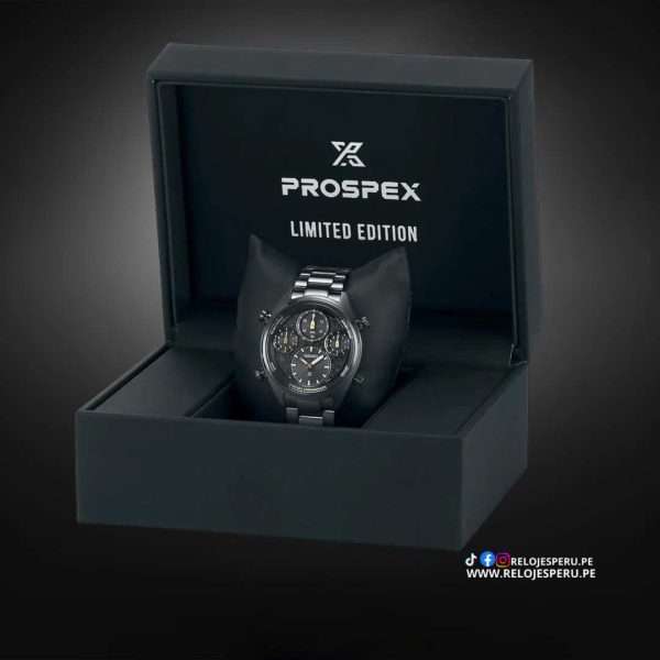 SEIKO PROSPEX SPEEDTIMER SOLAR SFJ007P1 EDICION LIMITADA - Imagen 2