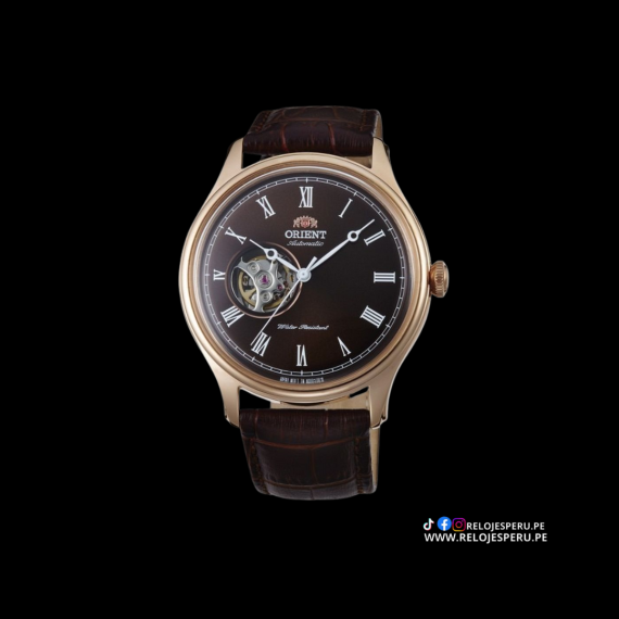 Orient Open Heart automático esfera marrón - TAG00001T