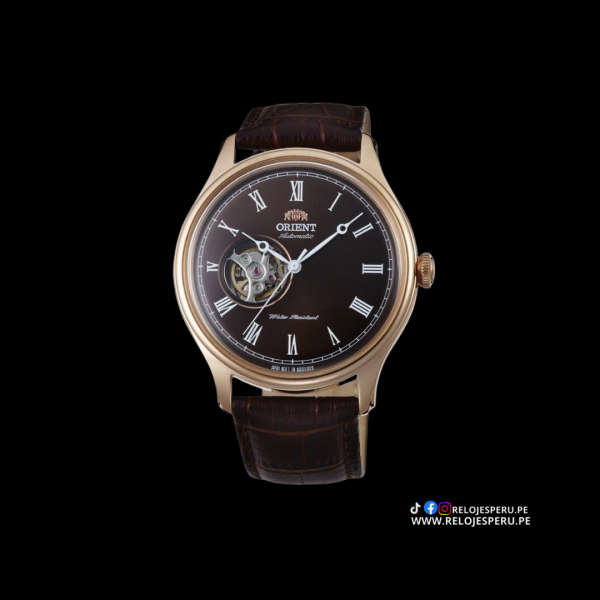 Orient Open Heart automático esfera marrón - TAG00001T