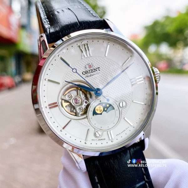 ORIENT CLASSIC SOL & LUNA CORAZON ABIERTO AUTOMATICO RA-AS0011S30B - Imagen 2