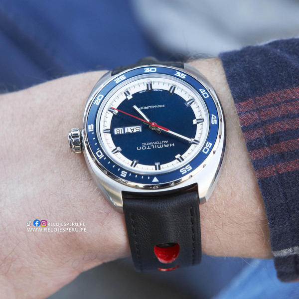 HAMILTON AUTOMATICO PAN EUROP DAY - DATE  H35405741 (SEMI NUEVO DE LUJO) - Imagen 2