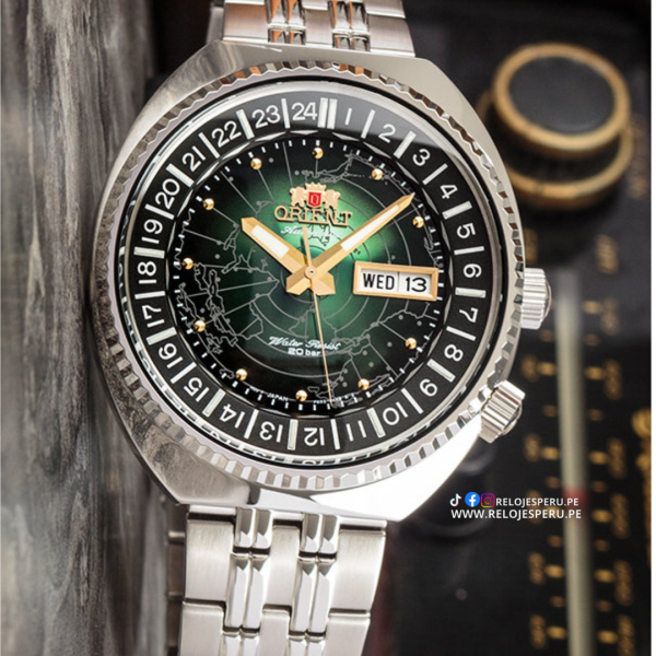 ORIENT REVIVAL WORLD MAP AUTOMATICO RA-AA0E02E39B - Imagen 3