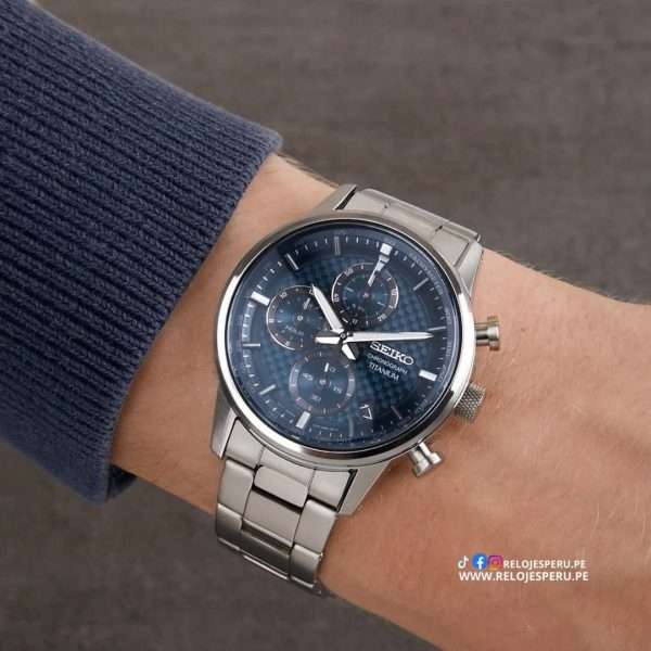 SEIKO CHRONOGRAPH SSB387P1 TITANIO - Imagen 2