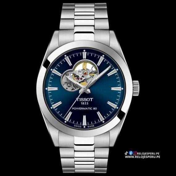 TISSOT GENTLEMAN AUTOMATICO CORAZON ABIERTO T127.407.11.041.01