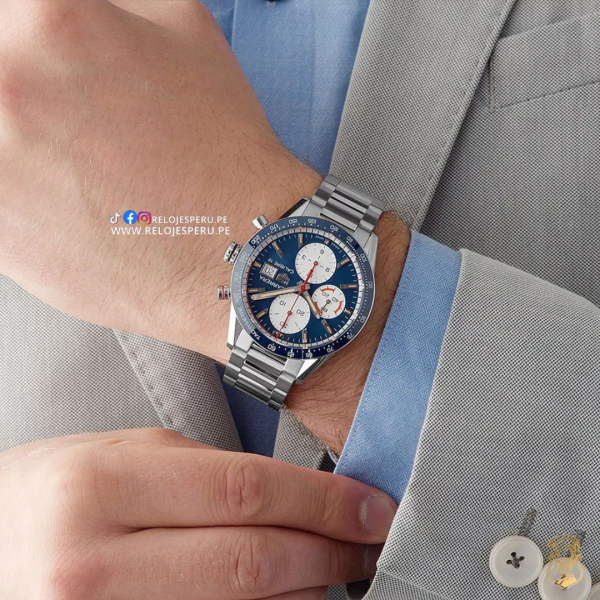 TAG Heuer Carrera Calibre 16 CV201AR DOBLE CORREA - Imagen 3