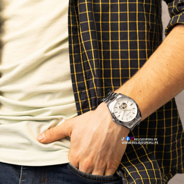 BULOVA SURVEYOR AUTOMATICO CORAZON ABIERTO 96A274 - Imagen 3