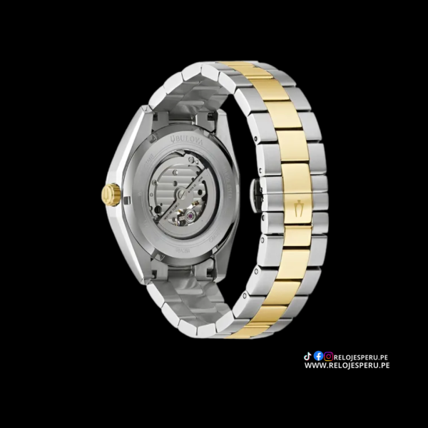 BULOVA SURVEYOR AUTOMATICO CORAZON ABIERTO 98A284 - Imagen 2