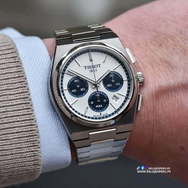 TISSOT PRX AUTOMATICO CHRONOGRAPH T137.427.11.011.01 (MOVIMIENTO VALJOUX 7750) - Imagen 2