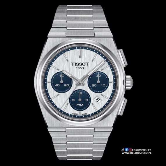 TISSOT PRX AUTOMATICO CHRONOGRAPH T137.427.11.011.01 (MOVIMIENTO VALJOUX 7750)