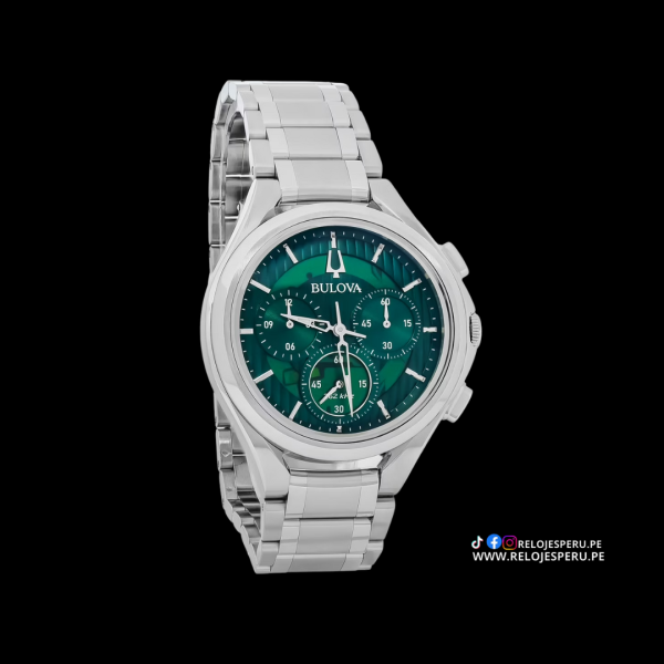 BULOVA CURV CHRONOGRAPH 96A297 VERDE - Imagen 2