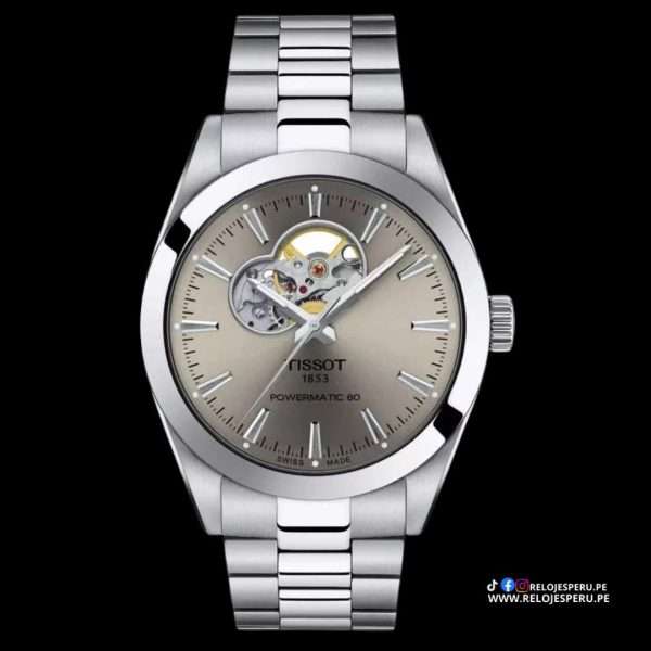 TISSOT GENTLEMAN CORAZON ABIERTO POWERMATIC 80 T127.407.11.081.00